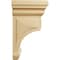 Ekena Millwork 4"W x 4 3/4"D x 8"H Small Woodruff Wood Corbel, Alder CORW04X04X08WFAL - alternate 2